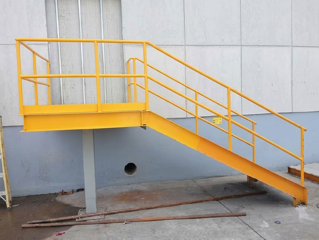Movimiento de escalera de salida de emergencias